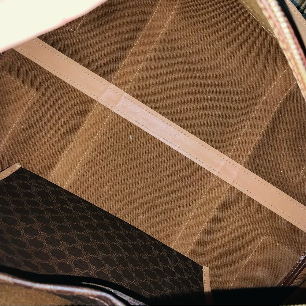 💯 AUTH CELINE Macadam Travel Bag - Picture 11 of 17